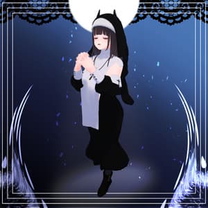 【くろなつ専用衣装】修道服+小物