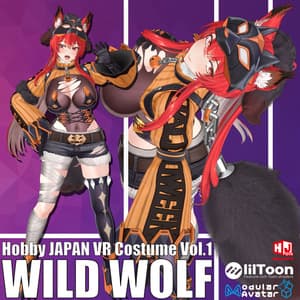 VRChat向け衣装『WILD WOLF』【13アバター対応】