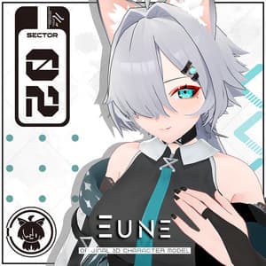 オリジナル3Dモデル「ユーネ」Ver1.041
