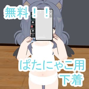【無料】ぱたにゃこ用下着【VRC想定】