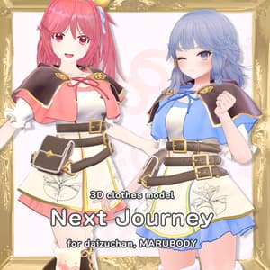 衣装3Dモデル Next Journey 【3アバター対応】