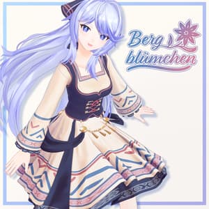 VRChat向け衣装 Bergblümchen【9アバター対応】