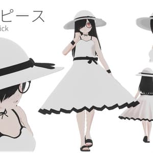 ソルシエル素体想定衣装「夏ワンピース」