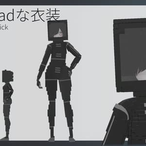ソルシエル素体想定??衣装「TV_Headな衣装」