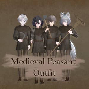 Medieval Peasant Outfit for +head