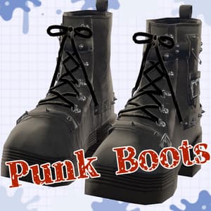 【33アバター対応】パンクブーツ【MA対応】