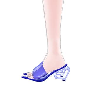 【無料配布】16アバター対応・クリアハイヒール【MA対応】