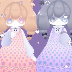 【無料】メリメア専用 スカートマテリアル&テクスチャ Dot Skirt