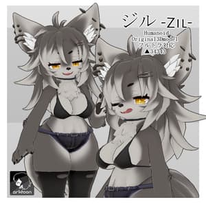 オリジナル3Dモデル【ジル-Zil-】