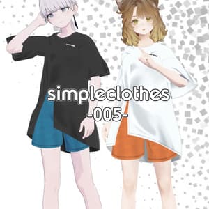 【6アバター対応】simpleclothes005
