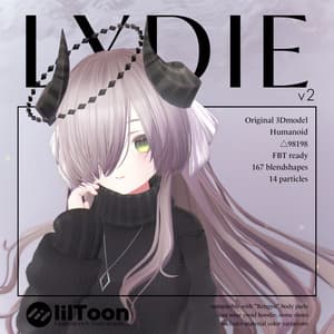オリジナル3Dモデル リディ - Lydie - v2