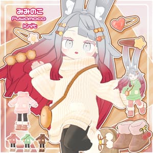 おでかけふわもこニットセット!×9色【みみのこ専用ページ】