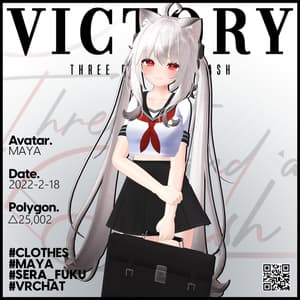 Maya&Aria_Sera_fuku・舞夜&Aria_セーラー服