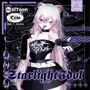 【20アバター対応】⋆。˚☽˚。⋆𝕤𝕥𝕒𝕣𝕝𝕚𝕘𝕙𝕥𝕚𝕕𝕠𝕝⋆。˚☽˚。⋆【VRChat想定】