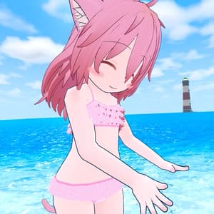 「ネム」「ラウラ」ちゃん用水着