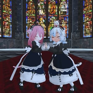 「ネム」「ラウラ」ちゃん用ゴシックロリータ服