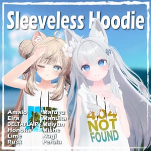 【11アバター対応】Sleeveless Hoodie