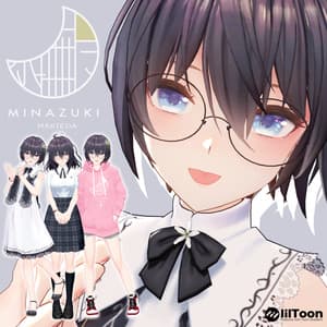 【3Dモデル】水撫月 -MINAZUKI-