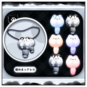 小さな猫のネックレス