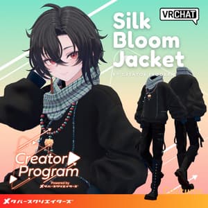 男性アバター向け衣装『SilkBloomJacket』 - By 伊ノ本カズラ / CP4