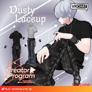 アバター向け衣装『DustyLaceUp』 - By imya / CP7