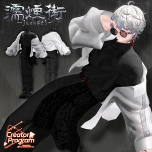 男性アバター向け衣装『濡煙街』 - By psk(ぷすけ) / CP10