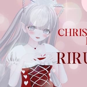 【VRChat向け3Dモデル】【Riruru】Christmas Dress リルル専用