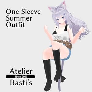 【複数アバター対応】One Shoulder Summer Outfit