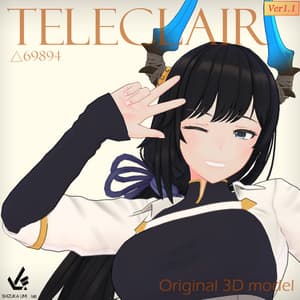 【オリジナル3Dアバター】テレクレア(Teleclair)