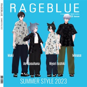 and ST RAGEBLUE「Flower shirt co-ord」