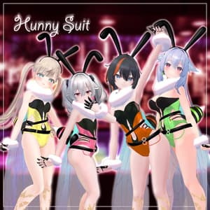 複数アバター向け衣装「ハニースーツ」