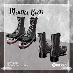 【8アバター対応】モンスターブーツ -Monster Boots-