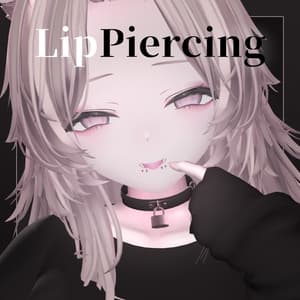 【30アバター対応】口ピアス(MA設定済み&セットアップツール付)