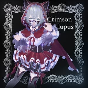 【12アバター対応】Crimson lupus【クリムゾン ルプス】