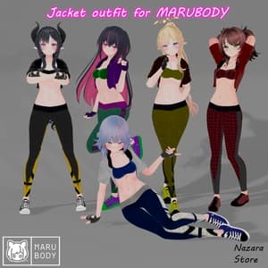 Jacket outfit 「ジャケットを使った一着」for MARUBODY