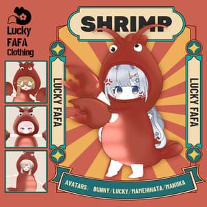 【エビshrimp 衣装】✦5キャラ対応✦
