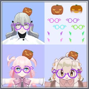 【15アバター対応】ハロウィンアイテム