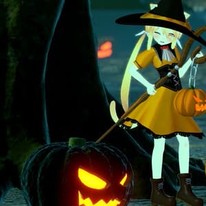 3D衣装 Halloween Witch