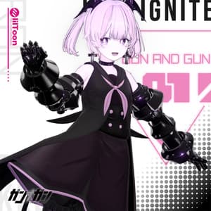 【全25対応】Idol Ignite【#VRガンナガン ラン衣装/義手付き】