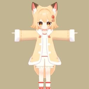 【無料】きなこちゃんドロワ