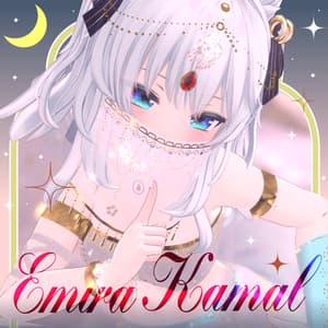 VRChatアバター向けアラビア風衣装"エミーラカマル"【52アバター対応】