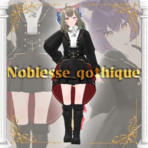 コラボ、 VRChat向衣装23アバター程度対応 -Noblesse gothique-ノブレスゴシック#mumu_shop