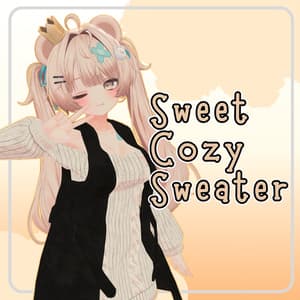 【3D衣装】【複数アバター対応】Sweet Cozy Sweater