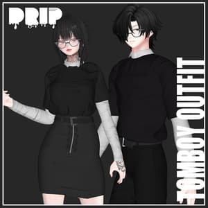【複数アバター対応】TOMBOY OUTFIT【VRChat想定】