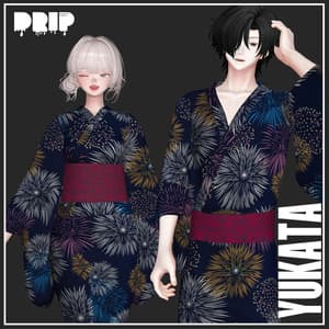 2025SummerUpdate!【複数アバター対応】浴衣-Yukata【VRChat想定】