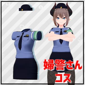【レナ・カクテル/くろなつ】婦警さんコス【Lena Cocktail/kuronatu】