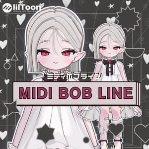 【Nochica/ノーチカ】Midi Bob Line ミディボブライン 髪