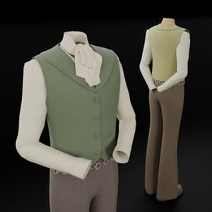 オリジナル3D衣装【1900年台~クラシカル紳士服~】