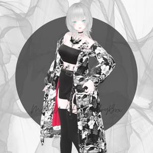 【複数アバター対応】long wagara outer coordinate