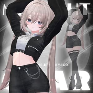 【VRChat 3D衣装】ミッドナイトギア